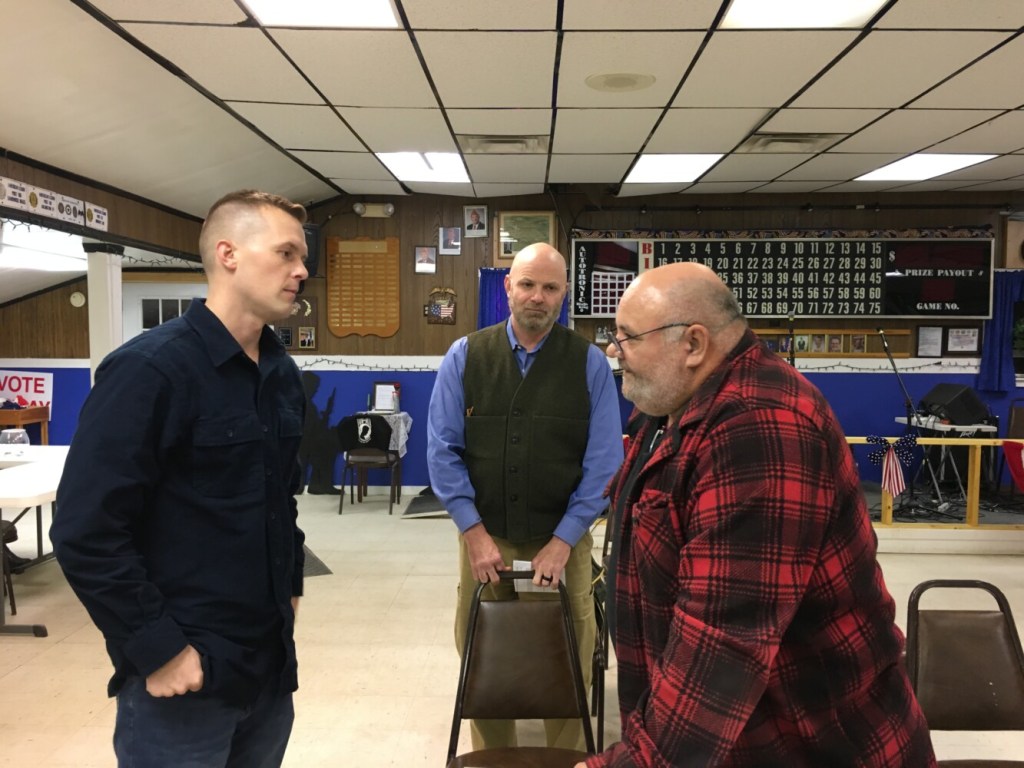 Veterans share concerns with Rep. Jared Golden at Dixfield town hall
