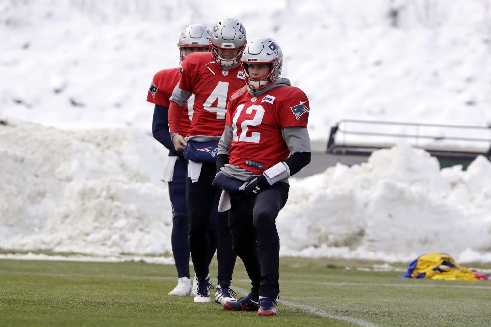 Cody Kessler, Jarrett Stidham, Tom Brady, Jake Bailey, Rob Gronkowski