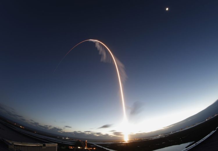 The United Launch Alliance Atlas V rocket carrying the Boeing Starliner crew capsule lifts off on an orbital flight test to the International Space Station from Space Launch Complex 41 at Cape Canaveral Air Force Station on Friday. 