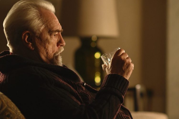 This image released by HBO shows Brian Cox as Logan Roy in a scene from "Succession." 