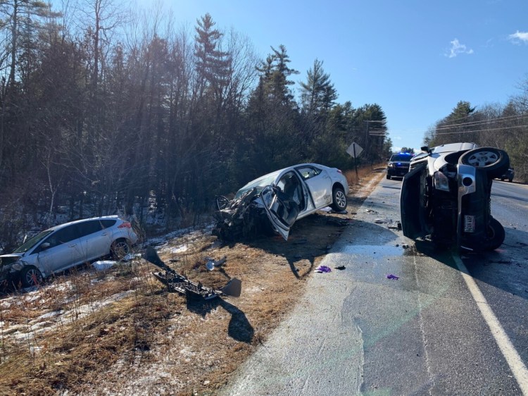 A three-vehicle crash on Route 35 in Standish Dec. 28 killed 8-year-old Owen Oates of Standish and critically injuring his parents and a school custodian.