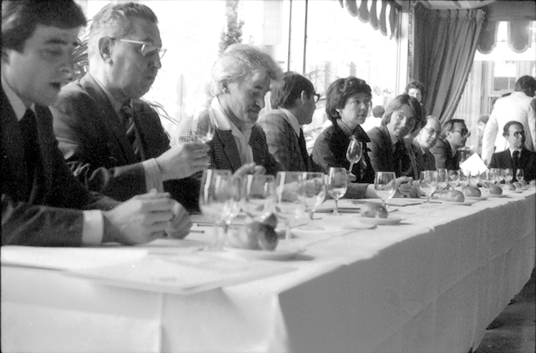 The 1976 tasting that became known as the Judgment of Paris, where French judges rated the Stag's Leap Wine Cellars 1973 Cabernet Sauvignon and the Chateau Montelena 1973 Chardonnay over top French wines. 