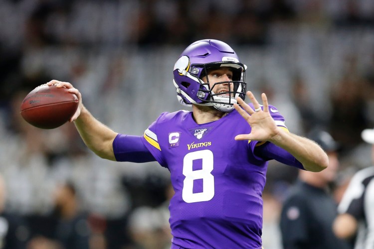 Kirk Cousins and the Vikings will be seeking a second straight road playoff win Saturday at top-seeded San Francisco.