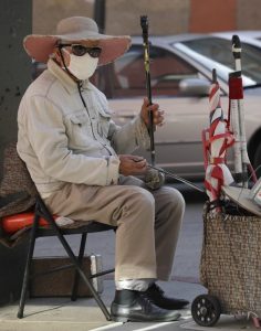 Chinatown street musician