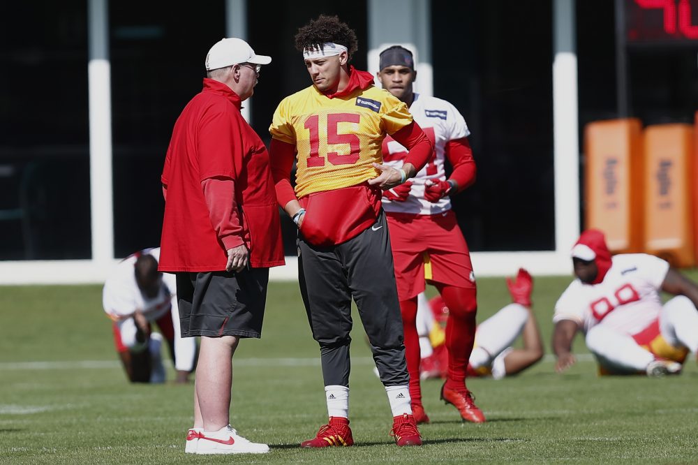 Patrick Mahomes, Andy Reid