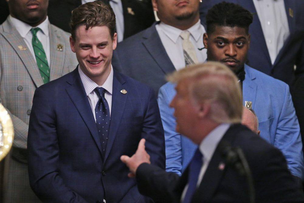 Joe Burrow, Donald Trump