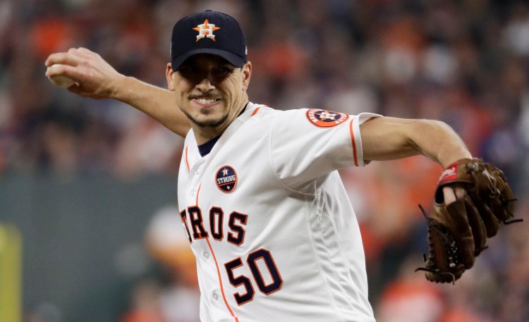 Charlie Morton pitched for the Astros in Game 4 of the World Series in 2017. Now with Tampa Bay, Morton wish he had done more to try to stop the Astros sign-stealing scheme.