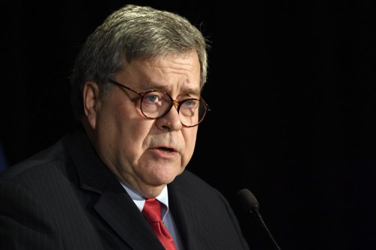 Attorney General William Barr, in an ABC News interview Thursday, said “I cannot do my job here at the department with a constant background commentary that undercuts me,” referring to the barrage of tweets by President Trump that attack the Justice Department. 