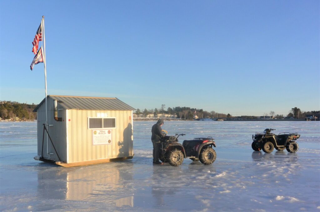 Fishing shack for veterans ready on Long Lake