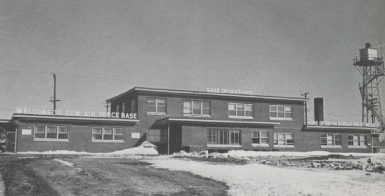 The Base Operations building at Dow Air Force Base from "A Guide to Dow AFB" published in 1960. 



