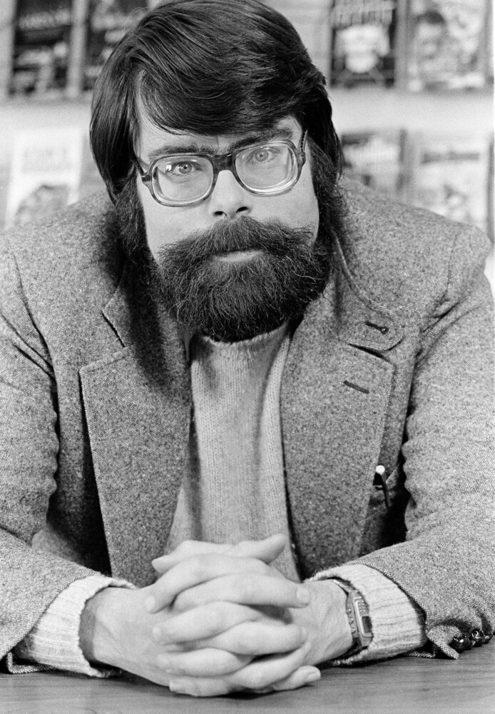 "People like to be scared," according to writer Stephen King, pictured in New York City in March, 1979. 