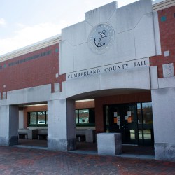 The exterior of the Cumberland County Jail
