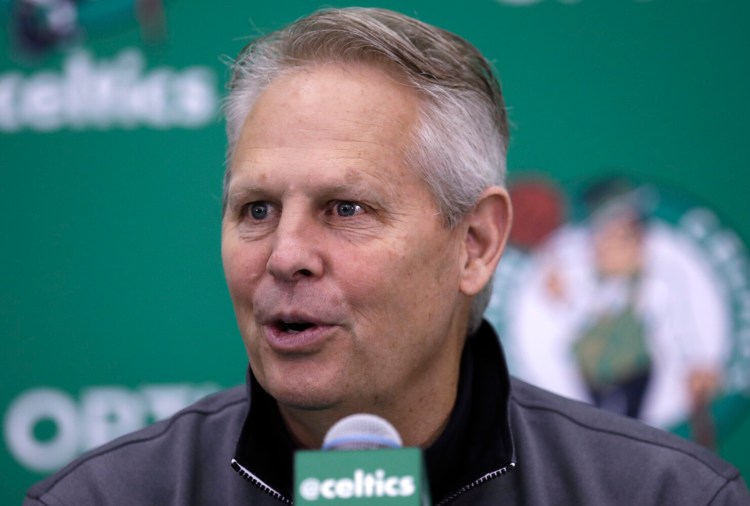 Boston Celtics President of Basketball Operations Danny Ainge continues to put in hours, preparing for the NBA Draft and keeping in contact with his organization during the coronavirus pandemic. 