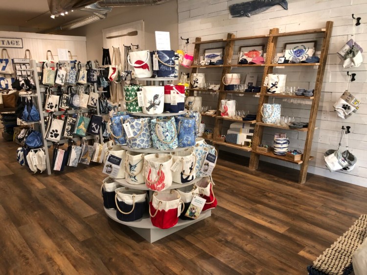 The interior of the Sea Bags store in Saugatuck, Mich., which is slated to open on April 3. The Portland-based business is expanding west, with several new store openings planned.