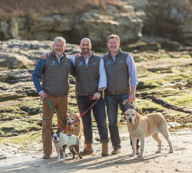From left to right: Mat Campbell, Dan Espinal and Sean Miller, founders of Rarebreed Veterinary Partners.