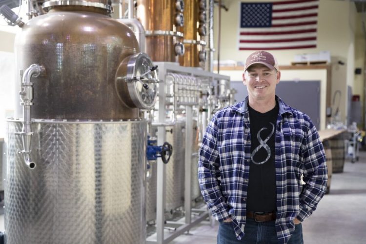 Chad Butters, founder of Eight Oaks Farm Distillery, said he grew increasingly angry as he saw the skyrocketing price of hand sanitizer and is 
temporarily converting his operation into a production line for the suddenly hard-to-find product. 