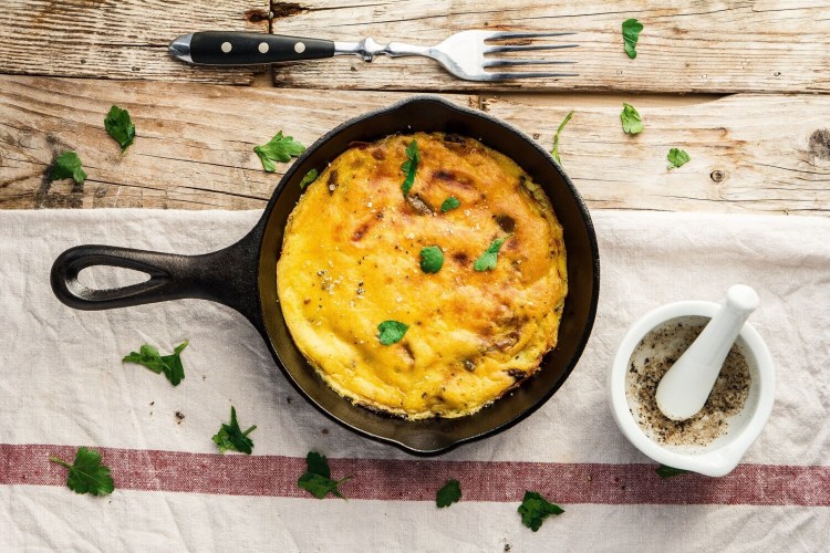 Frittata with Oyster Mushrooms. How do you make an egg dish without eggs? "Vegan Everything" will tell you. 