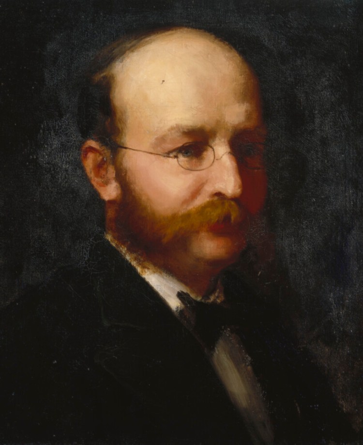 John Knowles Paine, in this portrait painted by Caroline A. Cranch ca. 1885 - 1890.
 
