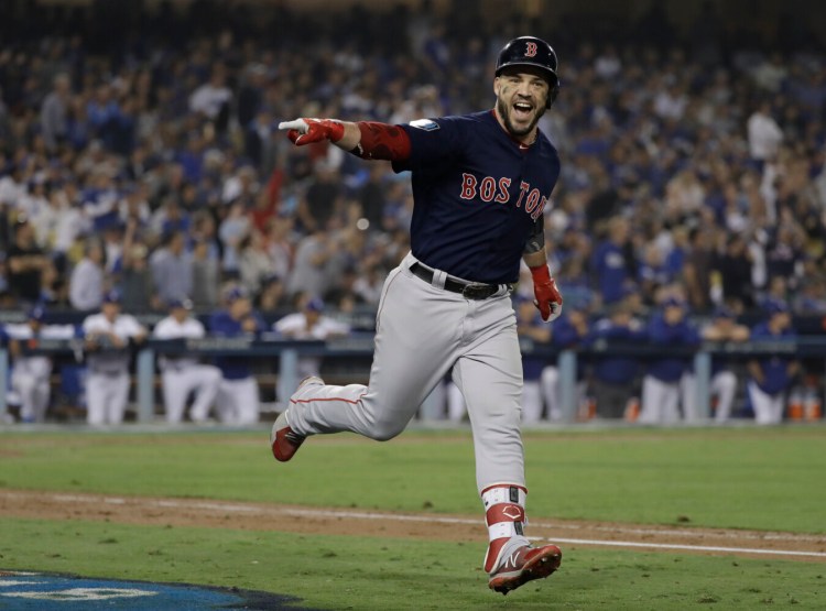 Steve Pearce was named the World Series MVP in 2018 and he said the Red Sox won the title fair and square. Boston was investigated for stealing signs and is awaiting the release of Major League Baseball's report.