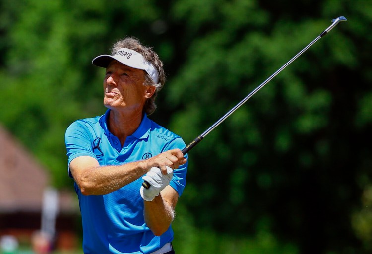 Bernhard Langer is the defending champion at the Senior British Open. He will have to wait to defend his title because the tournament was postponed on Tuesday due to the coronavirus pandemic.