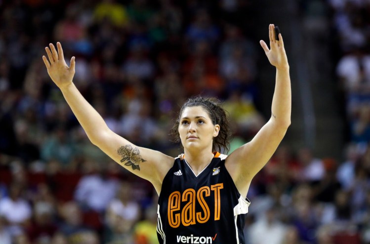Chicago Sky center Stefanie Dolson is the second WNBA player known to have contracted COVID-19. 