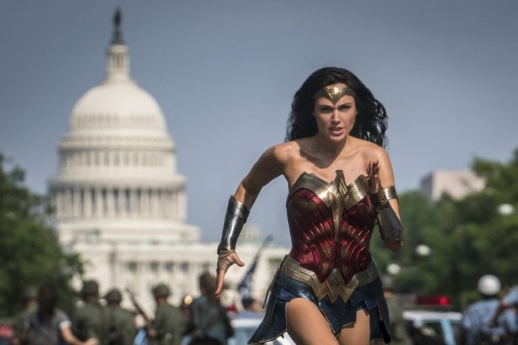 This image released by Warner Bros. Pictures shows Gal Gadot as Wonder Woman in a scene from "Wonder Woman 1984." Warner Bros. delayed the summer release of the film to Aug. 14 instead of June 5 because of the coronavirus pandemic. 