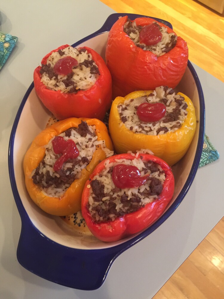 Portland grandmother Anne Holliday Abbott has been making this recipe for Stuffed Bell Peppers for 50 years. In tough times, it's always brought the family comfort.