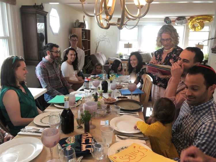 Last year, the Levy family celebrated the Passover Seder at Portlander Mimi Levy's brother's home in Connecticut. 
