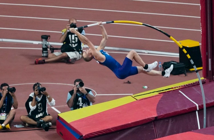 Sam Kendricks is one of three pole vaulter who will compete in the "Ultimate Garden Clash) on Sunday, a pole vaulting competition held in each competitors backyard.