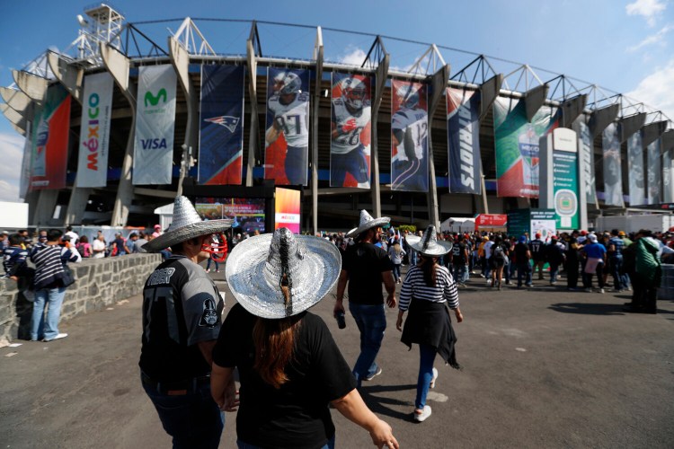 The NFL is moving its five games scheduled for London and Mexico City this season back to U.S. stadiums because of the coronavirus pandemic. All five regular-season games will now be played at the stadiums of the host teams.