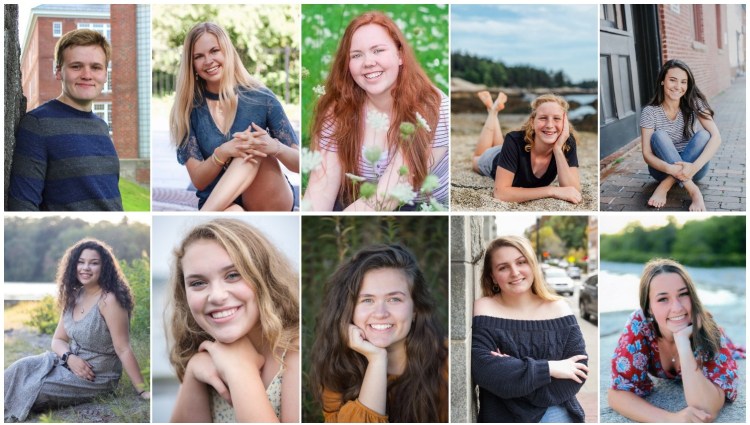 Cony High School in Augusta has announced its top ranked seniors for the class of 2020. Top from left are Ian Harden, Mallory Turgeon, Molly Dutil, Cecilia Guadalupi and Katherine Boston. Bottom from left are Jasmine Daly, Emma Levesque, Julia White, Jessica Guerrette and Sarah Cook-Wheeler.