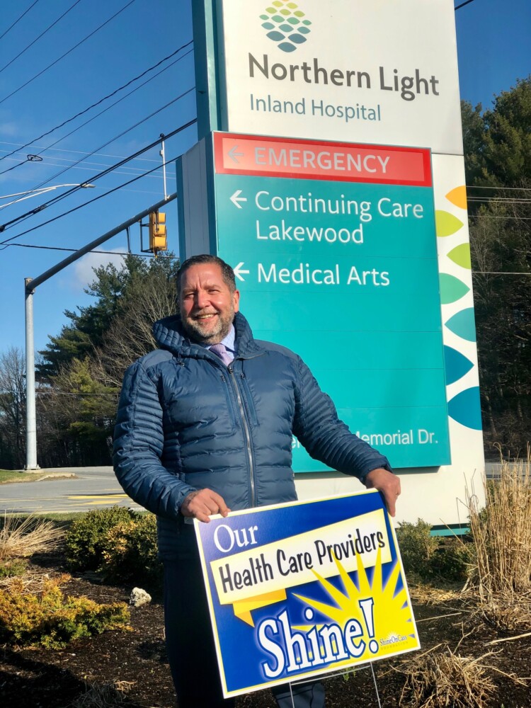 Dan Booth with Northern Light Inland Hospital in Waterville.