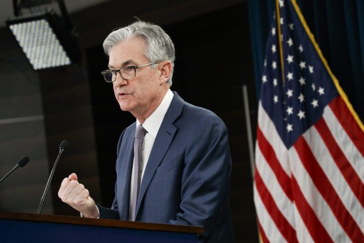 Federal Reserve Chair Jerome Powell speaks during a news conference March 3 in Washington. 