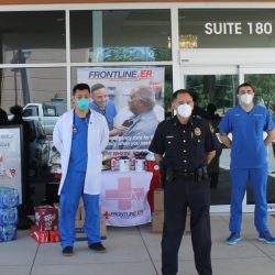  Frontline ER Donates PPE to Dallas Police Department First Responders