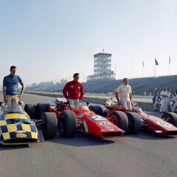 Al Unser, Mario Andretti, A.J. Foyt