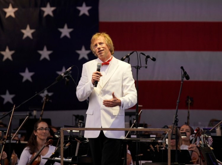 Eckart Preu and the Portland Symphony Orchestra will be part of the finale of a two-day virtual concert celebrating the Fourth of July in Maine. 