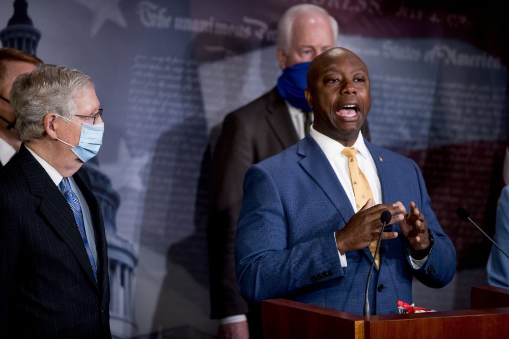Mitch McConnell, Tim Scott, John Cornyn
