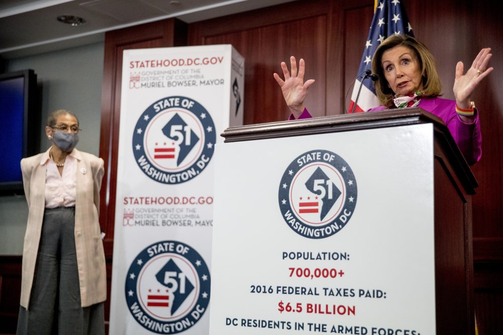 Nancy Pelosi, Eleanor Holmes Norton