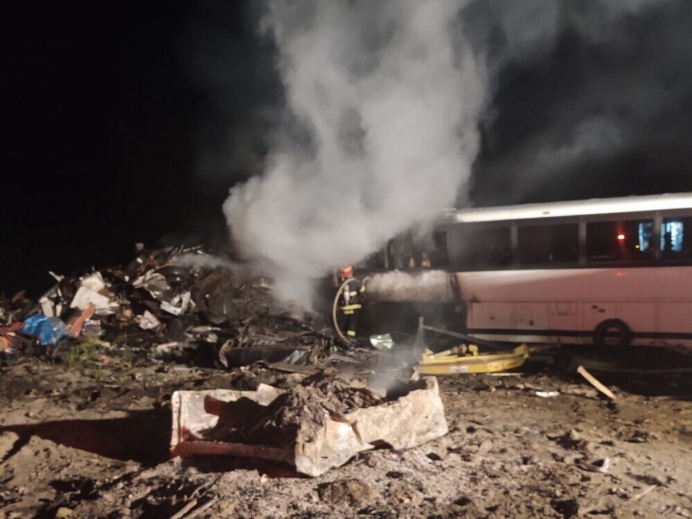 Skowhegan firefighters extinguish fires in scrap metal yard