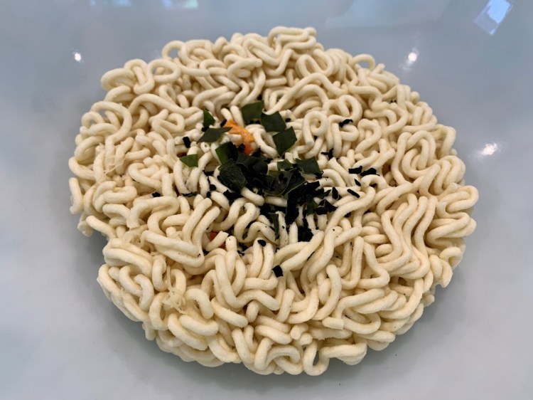 Our Dine Out/In critic Andrew Ross rates packaged ramen, like these Nongshim noodles. 