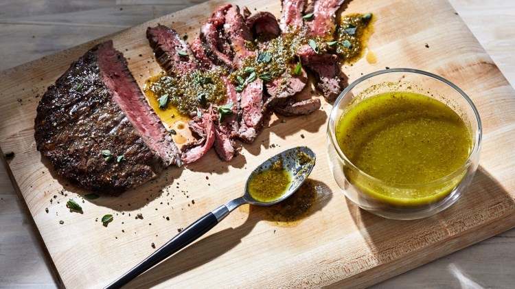 Too much of a good thing? Wolfgang Puck's Chimichurri is one of many ways to use up an abundance of herbs. 