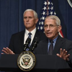 Anthony Fauci, Mike Pence