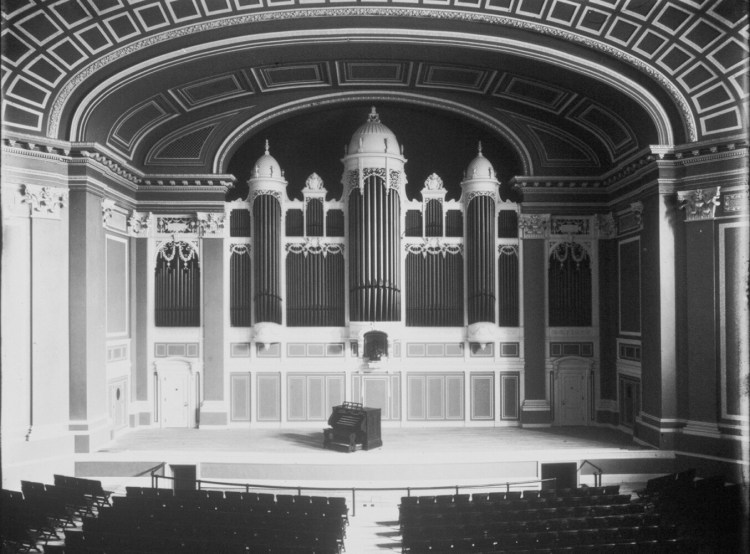 The Kotzschmar Organ, Portland City Hall Auditorium, 1912


