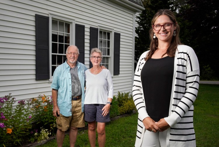 Howard and Sheryl Search looked for about a year for a house to buy in Maine. Just recently, their agent, L. Ryan Haggerty of Roxanne York Real Estate on Bailey Island, helped them find a home in Brunswick. They are now under contract to buy the home.