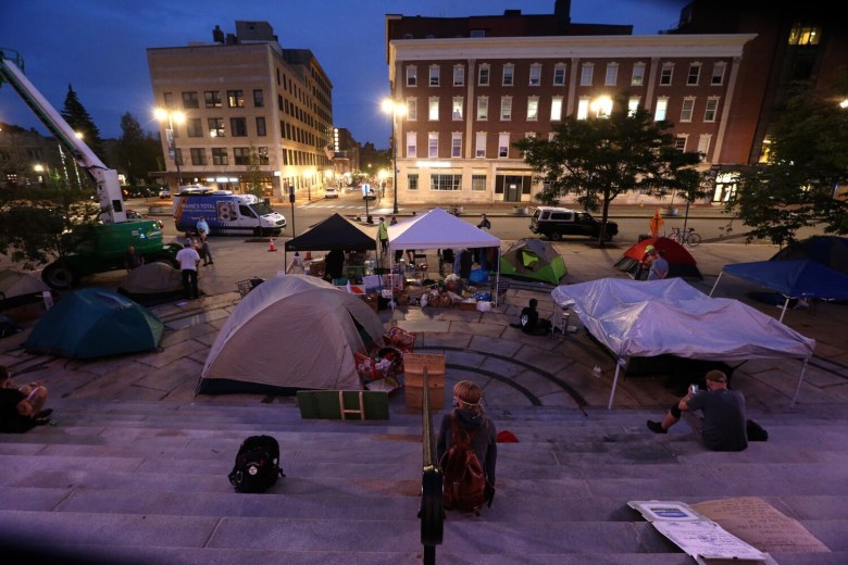 ‘Sleep-out’ protest over lack of housing, services continues at ...