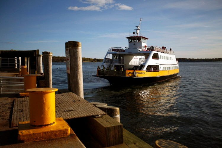 Casco Bay Lines ferries make daily trips to nearby islands. 