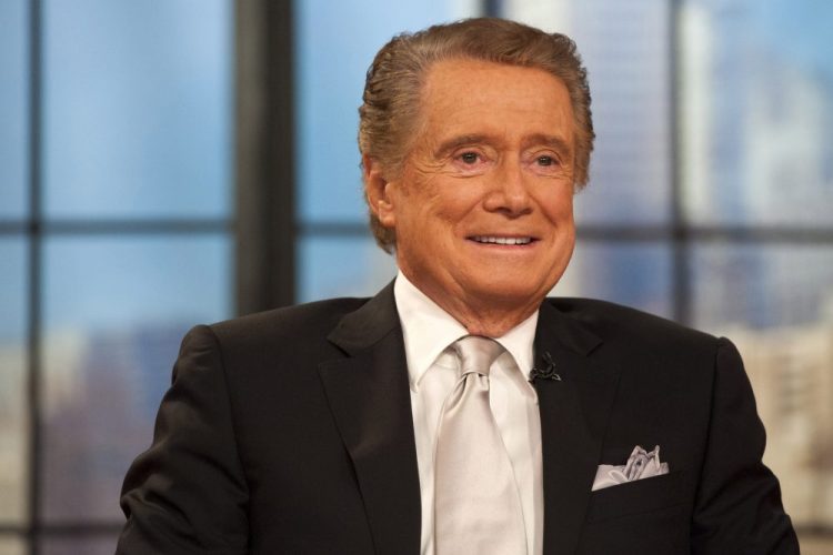 Regis Philbin appears on his farewell episode of "Live! with Regis and Kelly," Nov. 18, 2011, in New York.
