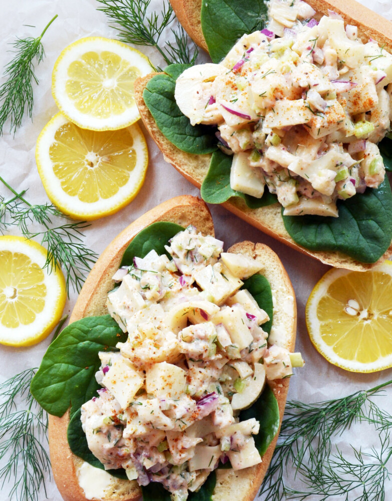 Vegan Kitchen Hearts of palm, oyster mushrooms make tasty ‘lobster’ rolls