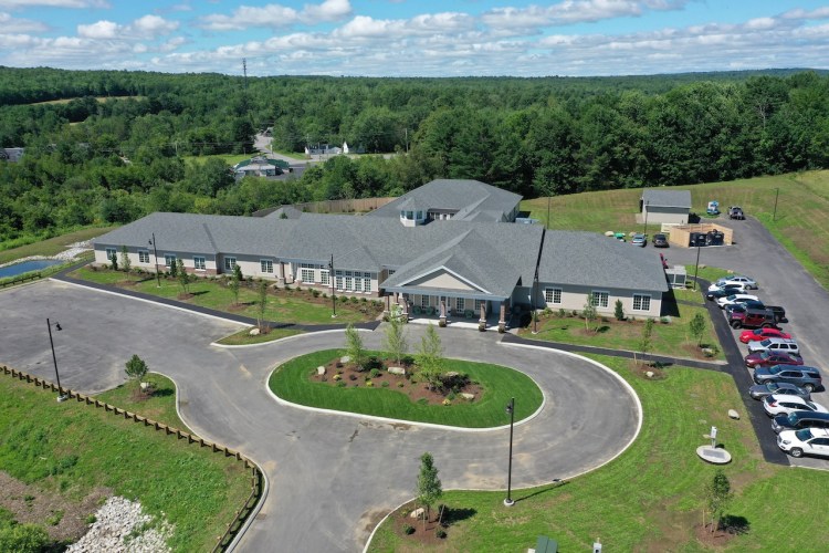 Aerial view of Woodlands Memory Care of Madison