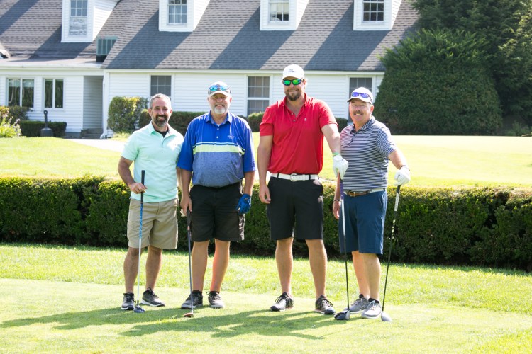 Goose River Holdings, the 1st gross winning team, from left are Heath Commeau, Dan Benson, Dan Dalfonso and Jeff Seavey.

